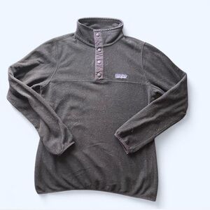 Patagonia Black Micro-D Snap-T | Women’s Small | Cozy Lightweight Fleece